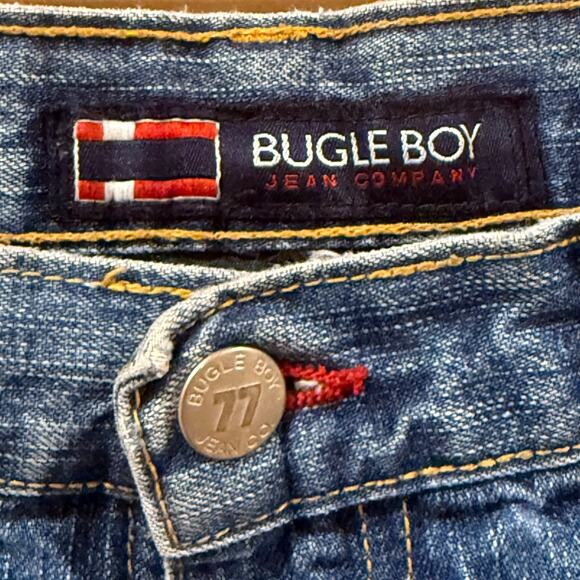 Vintage Bugle Boy Jeans Mens Carpenter Baggy Wide Leg Size 32x30 RARE - Picture 3 of 12